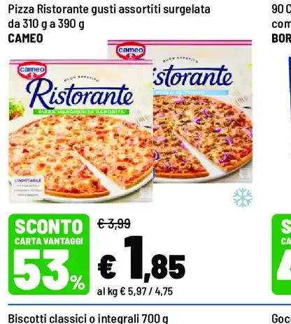 Pizza surgelata