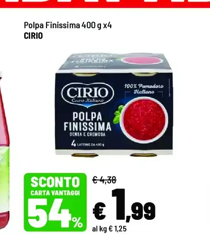 Polpa finissima