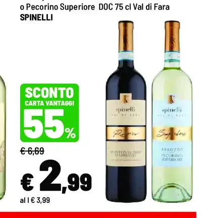 Montepulciano d'Abruzzo Riserva o Pecorino Superiore