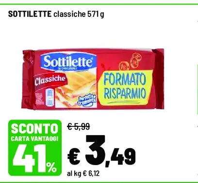Sottilette classiche