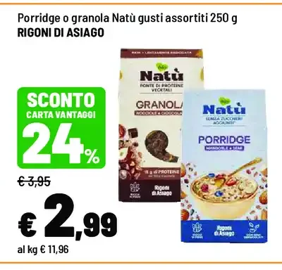Porridge o granola