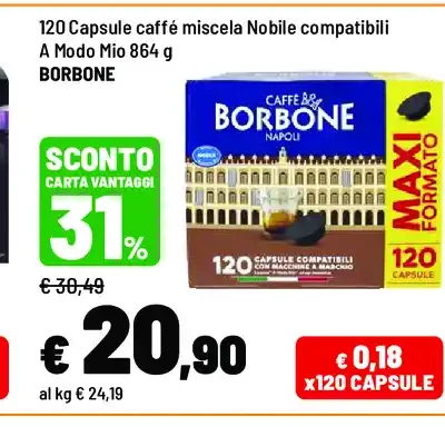 Capsule caffè compatibili A Modo Mio