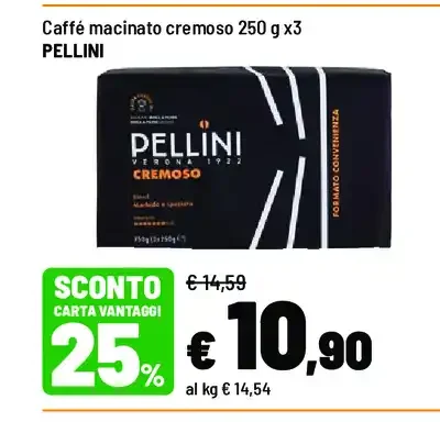 Caffè macinato cremoso