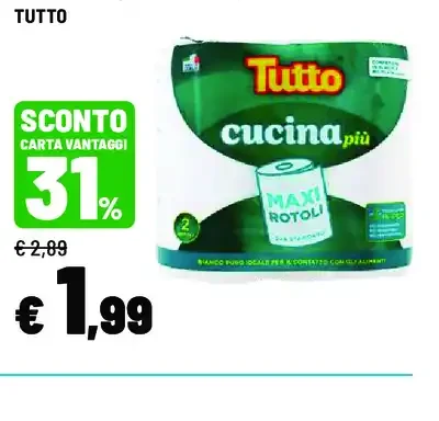 Carta Cucina Più Tutto