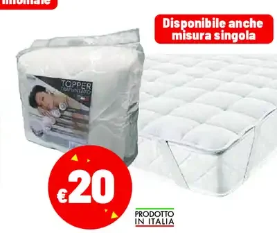 Topper Trapuntato matrimoniale