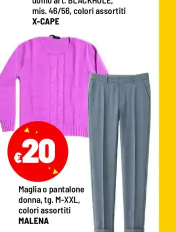 Maglia o pantalone donna