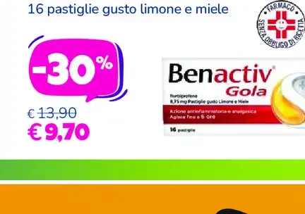 Benactiv gola pastiglie