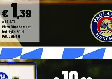 Birra Oktoberfest bottiglia