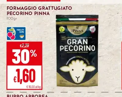Formaggio grattugiato Pecorino Pinna