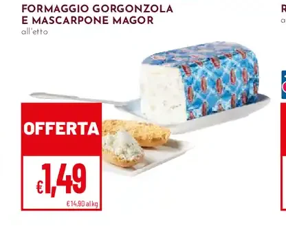 Formaggio gorgonzola e mascarpone Magor