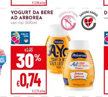 Yogurt da bere Arborea