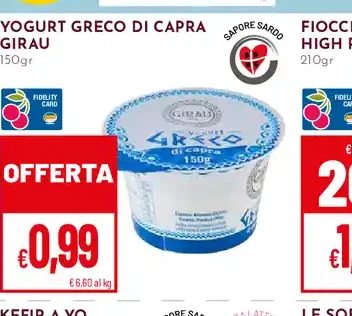 Yogurt greco di capra Girau