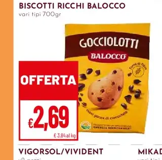 Biscotti ricchi Balocco
