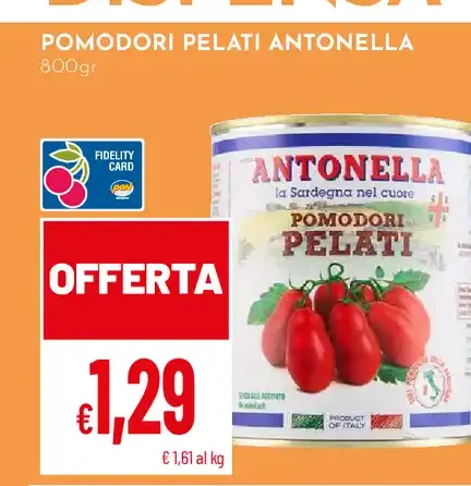 Pomodori pelati Antonella