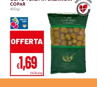Olive verdi in salamoia Copar