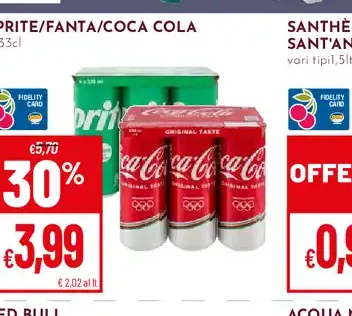 Sprite/Fanta/Coca Cola