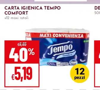 Carta Igienica Tempo Comfort