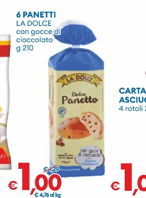 Panetti con gocce di cioccolato