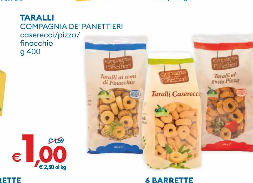 Taralli assortiti