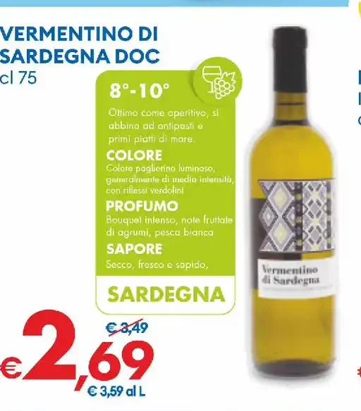Vermentino di Sardegna DOC