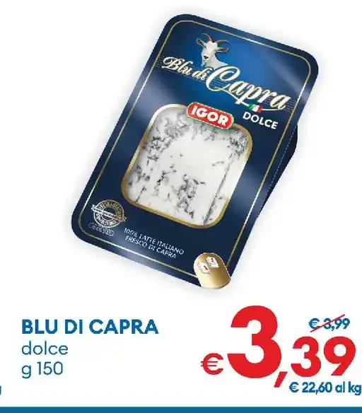 Blu di capra dolce