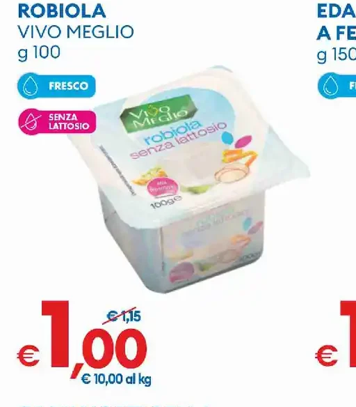 Robiola senza lattosio