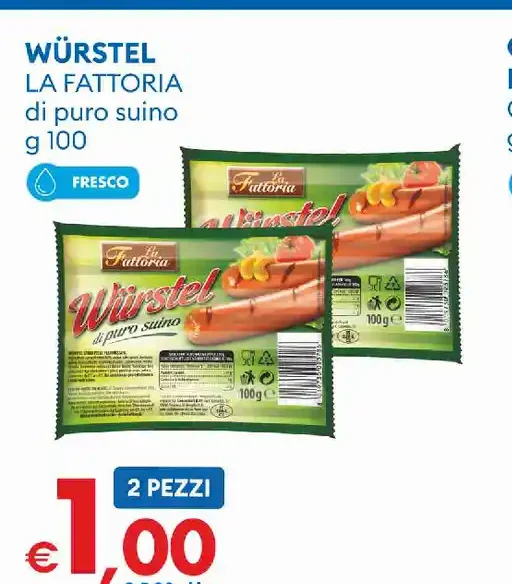 Würstel di puro suino