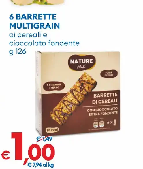 Barrette multicereali