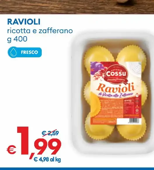 Ravioli ricotta e zafferano