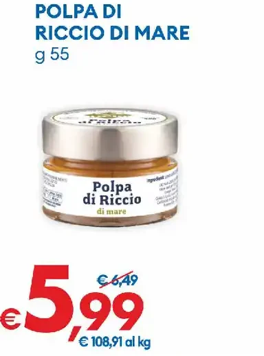 Polpa di riccio di mare