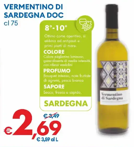Vermentino di Sardegna DOC