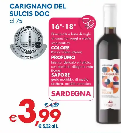 Carignano del Sulcis DOC