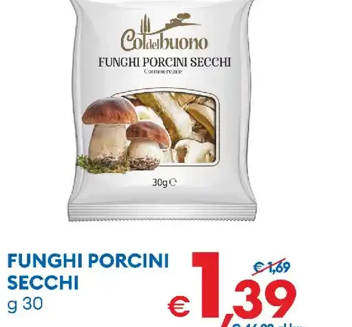 Funghi porcini secchi