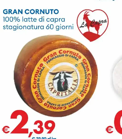 Gran Cornuto 100% latte di capra