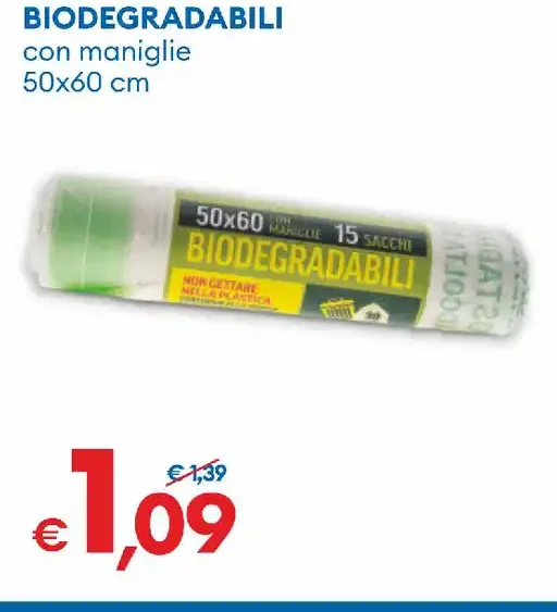 Sacchi biodegradabili