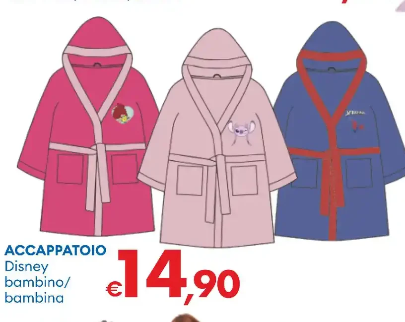 Accappatoio Disney bambino/bambina