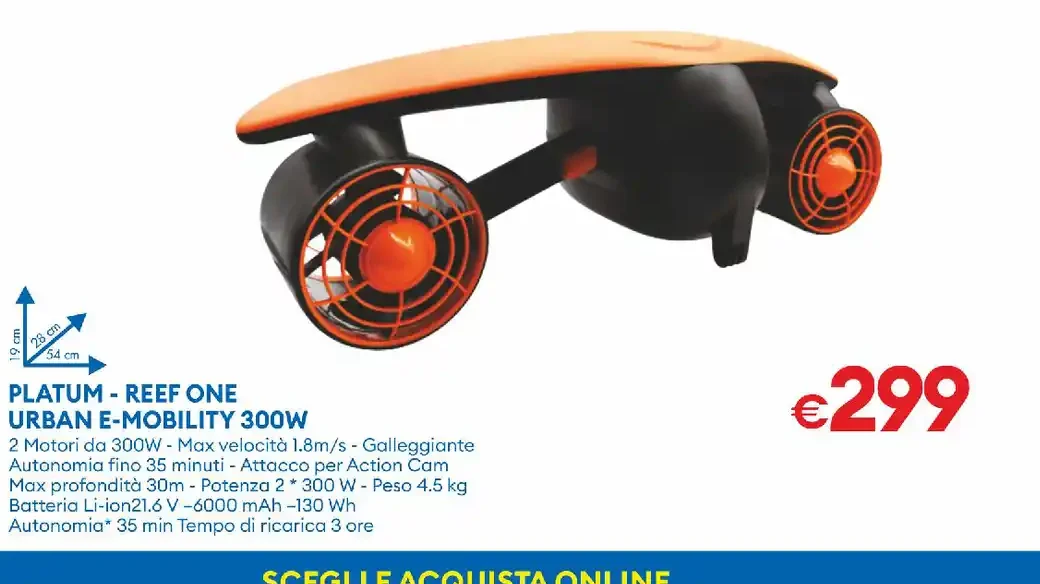 Platim Reeff One Urban E-Mobility 300W