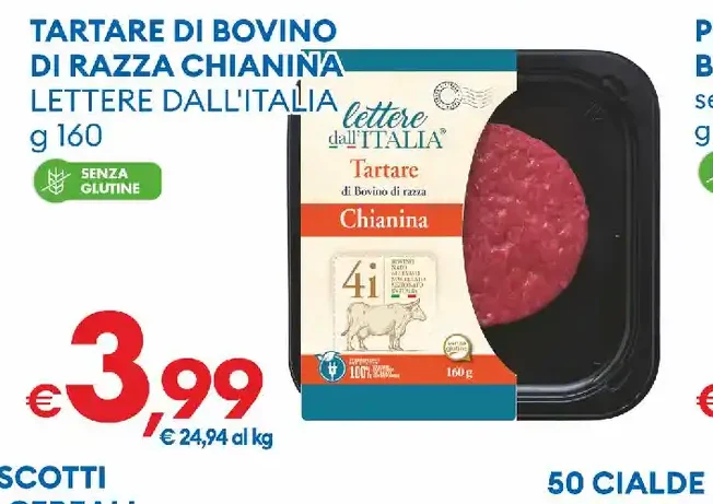 Tartare di bovino di razza Chianina