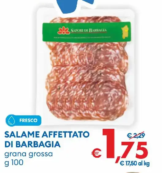 Salame affettato di Barbagia