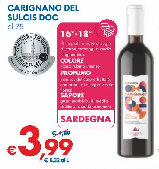 Carignano del Sulcis DOC