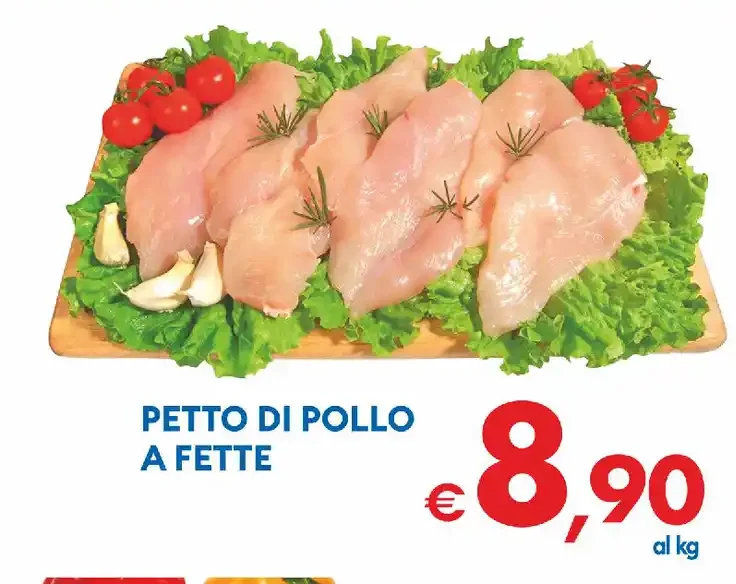 Petto di pollo a fette