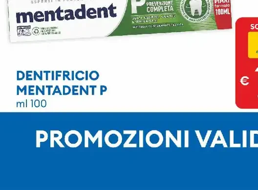 Dentifricio Mentadent P