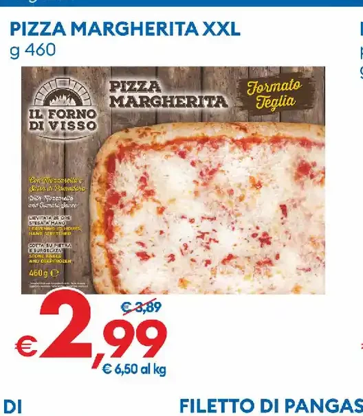 Pizza margherita XXL