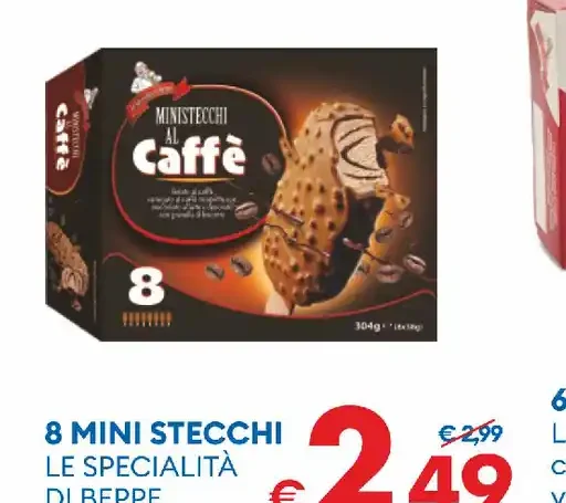 8 mini stecchi al caffè