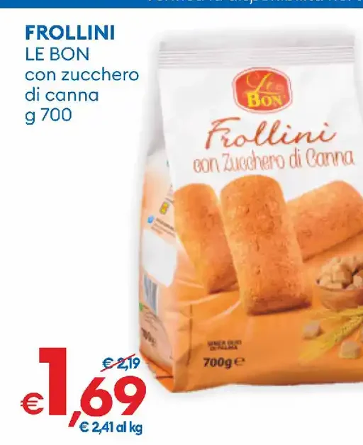 Frollini con zucchero di canna