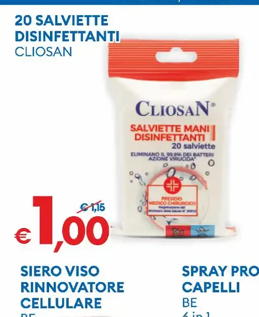 Salviette disinfettanti
