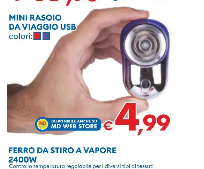 Mini rasoio da viaggio