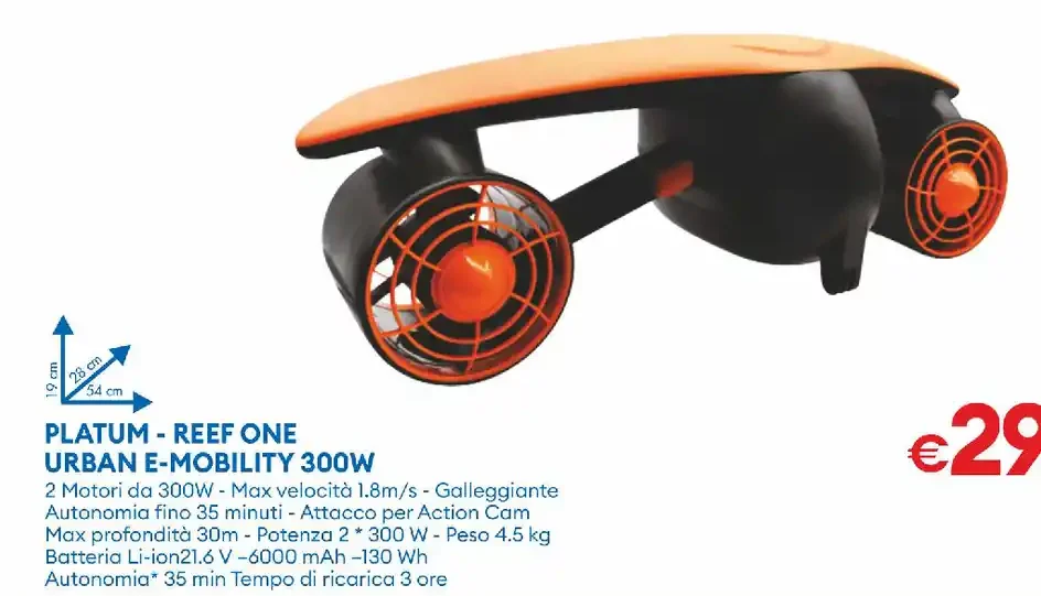 Platum Reef One urban e-mobility 300W