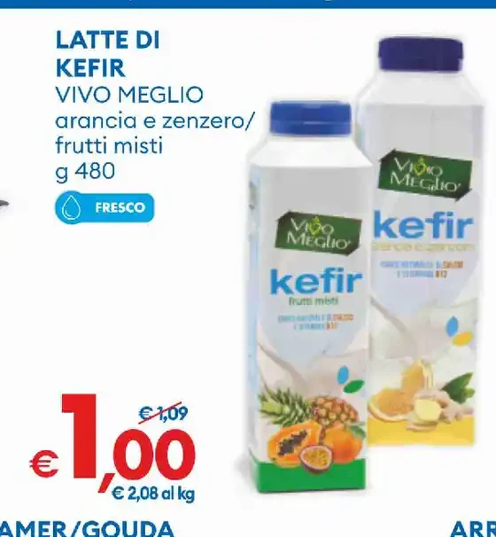 Latte di kefir