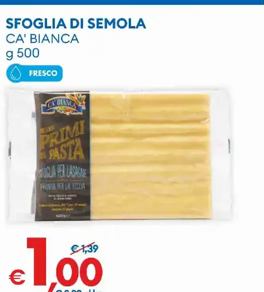 Sfoglia di semola